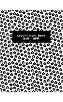 Appointment Book 8am - 8pm: Tiny Blossoms. Spa, Salon or Small Business Customer Appointment Hourly Planner Set at 15-Minute Intervals with No Assigned Dates.
