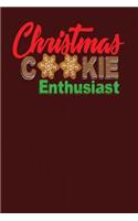 Christmas Cookie Enthusiast: Blank Lined Journal