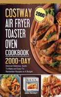 COSTWAY Air Fryer Toaster Oven Cookbook 2000