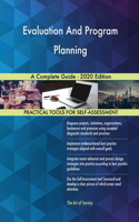 Evaluation And Program Planning A Complete Guide - 2020 Edition