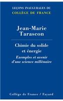 Chimie Du Solide Et Energie