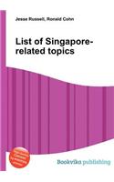 List of Singapore-Related Topics