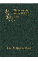 Three weeks in the British Isles: (English)