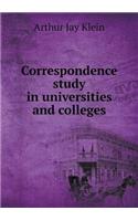 Correspondence study in universities and colleges: (English)