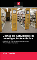 Gestão de Actividades de Investigação Académica