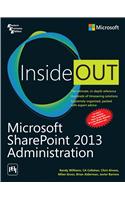 Microsoft Sharepoint 2013 Administration Inside Out