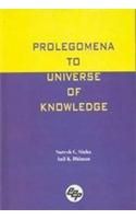 Prolegomena To Universe Of Knowledge