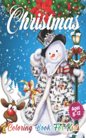 Christmas Coloring Book for Kids Ages 8-12