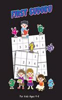 First Sudoku For Kids Ages 4-8