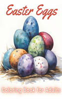 Easter Eggs Coloring Book for Adults