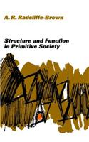 Structure and Function in Primitive Society