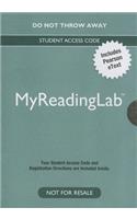 Mylab Reading with Pearson Etext -- Valuepack Access Card