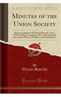Minutes of the Union Society