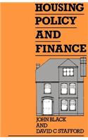 Housing Policy and Finance