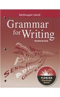 McDougal Littell Literature: Grammar for Writing Workbook Grade 07: Grammar for Writing Workbook Grade 07