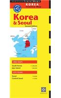 Periplus: Korea & Seoul Country Map