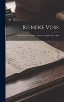 Reineke Voss: Plattdeutsch Nach Der Lübecker Ausgabe Von 1498