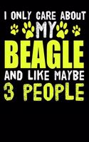 I Only Care About My Beagle and Like Maybe 3 People