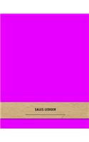 Sales Ledger: Pink online resales and profit tracking log book - For arbitrage resellers and website owners looking to grow and track sales