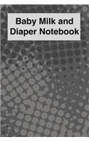 Baby Milk And Diaper Notebook