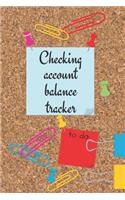 Checking Account Balance Tracker