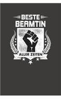 Beste Beamtin Aller Zeiten: Punktiertes Notizbuch Mit 120 Seiten Zum Festhalten Für Eintragungen Aller Art