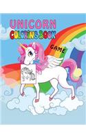 Unicorn Coloring Book Game