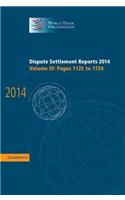 Dispute Settlement Reports 2014: Volume 4