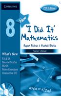 'I Did It' Mathematics Level 8 Teacher's Book