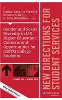 Gender and Sexual Diversity in U.S. Higher Education: Contexts and Opportunities for LGBTQ College Students