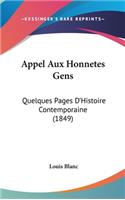 Appel Aux Honnetes Gens
