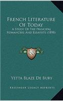 French Literature of Today