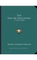 The End Of Education