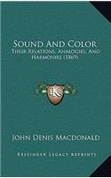 Sound And Color