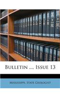 Bulletin ..., Issue 13