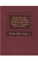 Dictionnaire Des Familles Francaises Anciennes Ou Notables a la Fin Du Xixe Siecle Volume 17