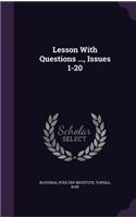 Lesson With Questions ..., Issues 1-20