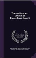 Transactions and Journal of Proceedings, Issue 3