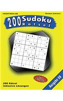 200 Sudoku Rätsel, Ausgabe 08: 200 schwere 9x9 Sudoku mit Lösungen, Ausgabe 08(8 200 Sudoku Rätsel)