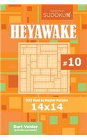 Sudoku Heyawake - 200 Hard to Master Puzzles 14x14 (Volume 10)