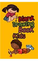 Blank Drawing Book Kids: Lined Notebook Journal To Write In