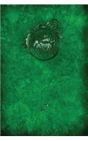 Monogram Sagittarius Notebook: Blank Journal Diary Log