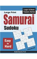 Large Print Samurai Sudoku