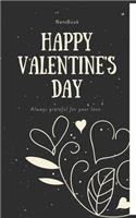 Happy Valentine's day notebook