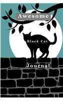 Awesome Black Cat Journal
