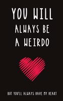 You Will Always Be a Weirdo