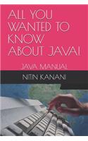 All You Wanted to Know about Java!