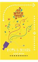 Dots and Boxes Game Book: Fun and Challenging Games to Play While You are Traveling, Camping, or on a Road-trip.: Perfect for Family Activity, 120 Pages, 6"x9".