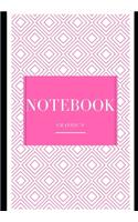 Notebook: 100 blank pages - pink