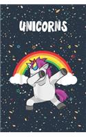 Unicorn: Notebook for Unicorn Lovers-College Ruled Lined Blank 6x9 inch 110 page-Daily Journal for Girls Diary for women(16 Unicorn Journal Notebook)